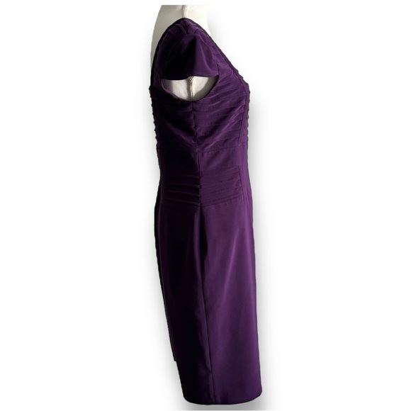 Adrianna Papell Dress Purple - Picture 2 of 6
